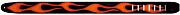 Perri's P25AB-04 ремень для гитары, рисунок рыжее пламя