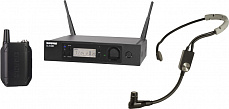 Shure GLXD14RE/SM35 рэковая цифровая радиосистема GLXD Advanced с головным микрофоном SM35, 2.4 ГГц