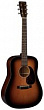 Martin D18 Sunburst  акустическая гитара Dreadnought с кейсом, цвет санбёрст