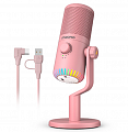 Maono DM30RGB Pink конденсаторный USB микрофон, цвет розовый