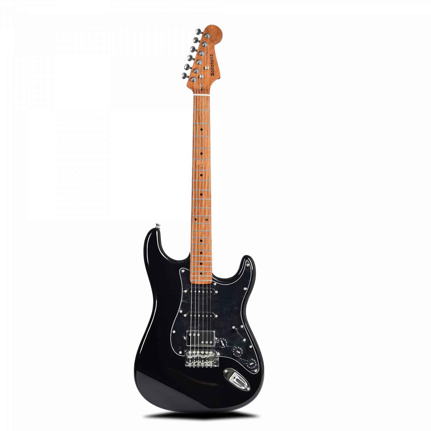 Bosstone SGP-03RN TBK гитара электрическая, 6 струн, цвет черный