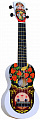 Wiki UK/Matr гитара укулеле сопрано, рисунок "Матрёшка", с чехлом