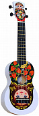 Wiki UK/Matr гитара укулеле сопрано, рисунок "Матрёшка", с чехлом