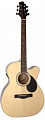 GregBennett GOM100SCE/N электроакустическая гитара с вырезом, оркестровая модель, цвет натуральный