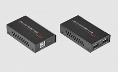 AVCLINK UT-100D комплект передатчик и приемник сигнала USB 2.0 по витой паре. Вход/Выход передатчика: 1 x USB B/1 x RJ45. Вход/Выход приемника: 1 x RJ45/2 x USB A. Максимальное расстояние: 100 м. Категория кабеля: Cat5e/Cat 6.  Поддержка POC. Рекомен