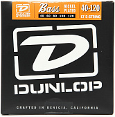Dunlop DBN40120  струны для 5-ти струнной бас гитары никель 40-120