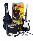 Marshall GAP15MG ROCK-KIT - WITH ROCKET DELUXE GUITAR набор: электрогитара, гитарный усилитель MG15CDR, комплект принадлежностей