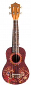 Bamboo BU-21 Mexico  Culture Line укулеле сопрано с чехлом, рисунок Мексика