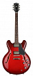 Gibson 2019 ES-335 Dot, Cherry Burst электрогитара полуакустическая, цвет вишневый санберст, в комплекте кейс