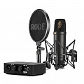 Rode NT1/AI1KIT  студийный комплект звукозаписи USB аудиоинтерфейса с микрофоном NT-1