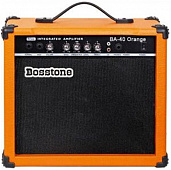 Bosstone BA-40W Orange комбоусилитель для бас гитары, 40 Вт, динамик 8", оранжевый