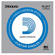 D'Addario PL017  отдельная струна 0.017", обычная сталь