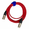 GS-Pro XLR3F-XLR3M (red) 10 кабель микрофонный, длина 10 метров, цвет красный