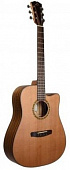 Dowina Marus DC-ds акустическая гитара дредноут с вырезом, цвет натуральный