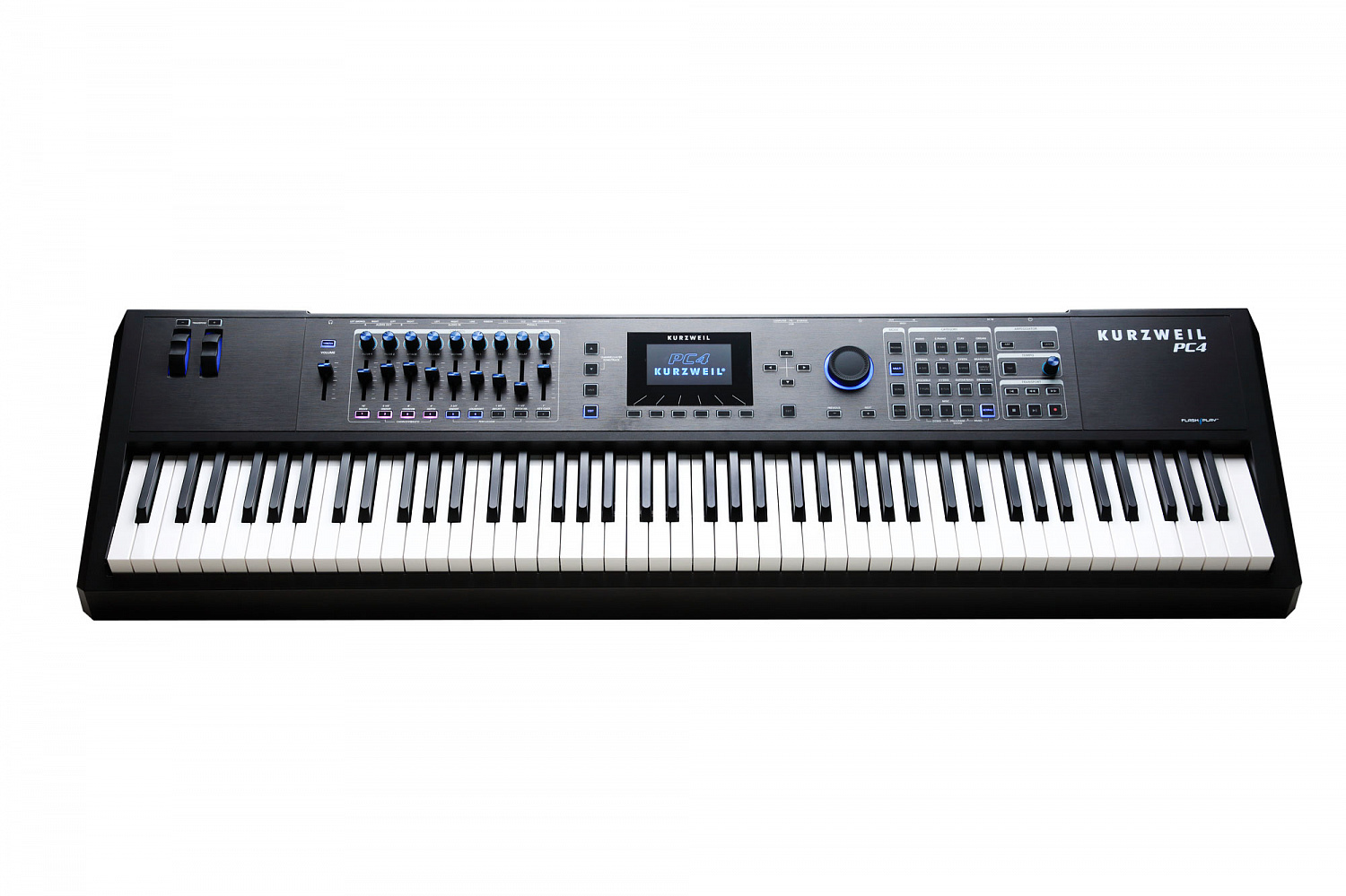 Kurzweil PC4  синтезатор рабочая станция, 88 молоточковых клавиш (Фатар), полифония 256, цвет чёрный