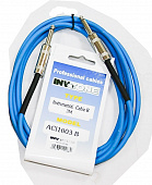 Invotone ACI1003B инструментальный кабель, длина 3 метра, цвет синий