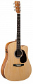 Martin DCPA5K электроакустическая гитара Dreadnought, цвет натуральный