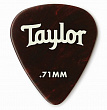 Taylor 80775 Celluloid 351 Picks, Abalone медиатор, 0.71 мм, цвет Tortoise