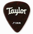 Taylor 80775 Celluloid 351 Picks, Abalone медиатор, 0.71 мм, цвет Tortoise