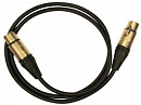 GS-Pro XLR3F-XLR3M (black) 1 метр  кабель микрофонный, цвет черный