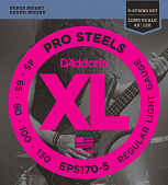 D'Addario EPS170-5 комплект струн для 5-струнной бас-гитары, 45-130