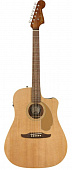 Fender Redondo Player Natural WN электроакустическая гитара, цвет натуральный