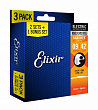 Elixir 16540  струны для электрогитары, 3 комплекта