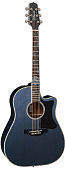 Takamine LTD2021 Blue Rose электроакустическая гитара, цвет синий