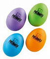 Meinl NINOSET540-2 набор разноцветных шейкеров-яиц, 4 шт, материал пластик