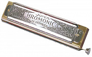 Hohner 270 / 48 Super Chromonica E (M27005) хроматическая губная гармошка в тональности E (''Ми''), 12 отв., 48 яз.