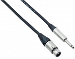 Bespeco NCMA300 (XLR-Jack 6.3) 3 m  кабель микрофонный, 3 метра