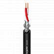 Roxtone MC022L-LSZH/100 Black кабель микрофонный, сечение: 2 х 0.5 мм2, в 100 метровой бухте, цвет черный