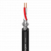 Roxtone MC022L-LSZH/100 Black кабель микрофонный, сечение: 2 х 0.5 мм2, в 100 метровой бухте, цвет черный