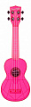 Waterman by Kala KA-SWF-PK Fluorescent Pink, Soprano Ukulele укулеле сопрано, цвет флуоресцентный розовый
