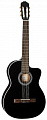 Takamine GC3CE-BLK классическая электроакустическая гитара, цвет черный