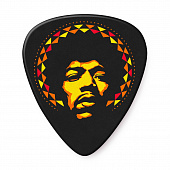Dunlop Jimi Hendrix Aura Mandala JHP16HV 6Pack  медиаторы, жесткие, 6 шт.