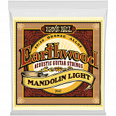Ernie Ball 2067 Earthwood 80/20 Bronze Light 9-34 струны для мандолины