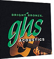 GHS BB40M Bright Bronze набор струн для акустической гитары, 13-56