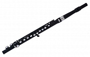 Nuvo Student Flute Kit - Black/Silver флейта, студенческая модель, цвет чёрный/серебрянный