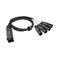 Roxtone PS4F кабельный разветвитель для компактных пассивных распределительных коробок PS4FD, PS4MD, 3-контактные XLR разъемы
