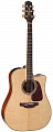 Takamine Pro Series 4 P4DC электроакустическая гитара Dreadnought Cutaway с кейсом, цвет натуральный
