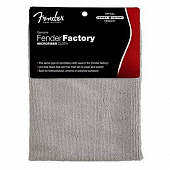 Fender® Factory Microfiber Cloth Gray полировочная салфетка, микрофибра, цвет серый