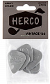 Herco Vintage ’66 Nylon Heavy HEV211P 6Pack  медиаторы, жесткие, серые, 6 шт.