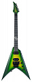 Solar Guitars V1.6FRLB  электрогитара, цвет зеленый берст, чехол в комплекте