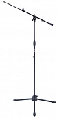 Quik Lok A206 BK телескопическая микрофонная стойка на треноге типа журавль, цвет - чёрный
