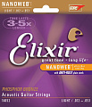 Elixir 16052 NanoWeb струны для акустической гитары