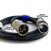 GS-Pro XLR3F-XLR3M (black) 40 метров балансный микрофонный кабель, черный
