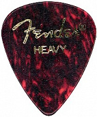 Fender Classic Shell (12PK) HVY медиаторы жесткие, классические (комплект 12 шт.)