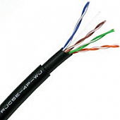 Canare RJC5E-4P-WJ кабель Ethernet гибкий  категории CAT5e UTP, цвет чёрный