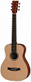 Martin LXME (11LXME) электроакустическая гитара Dreadnought с чехлом, цвет натуральный